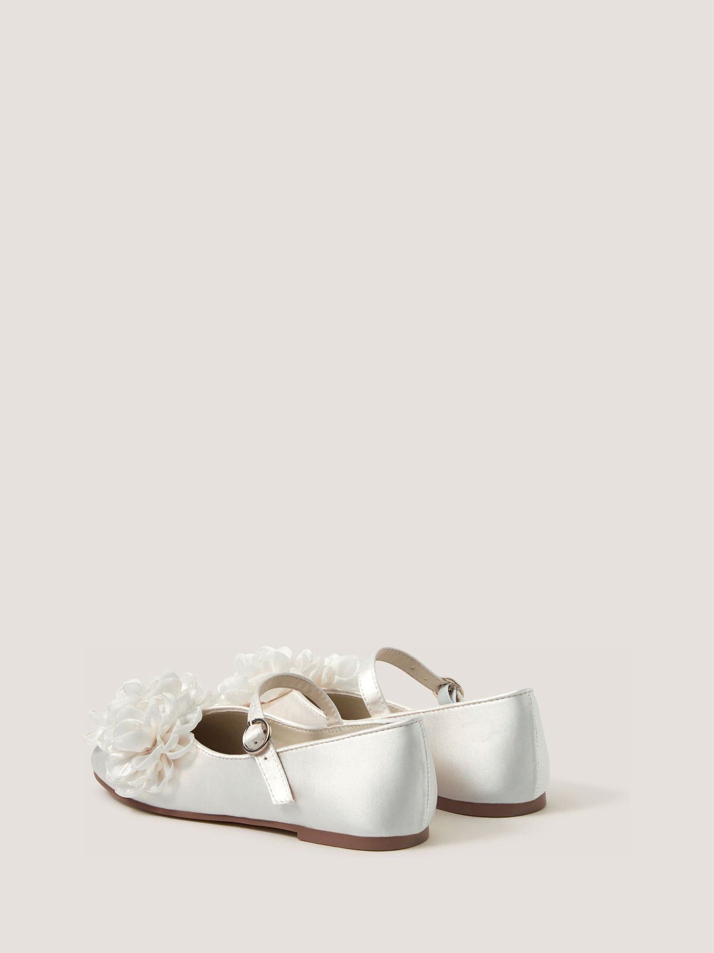 Monsoon Cream Corsage Mary Jane Ballet Flats image 3