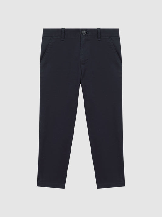 Reiss Navy Pitch 9-14 yrs Slim Fit Casual Chinos image 2
