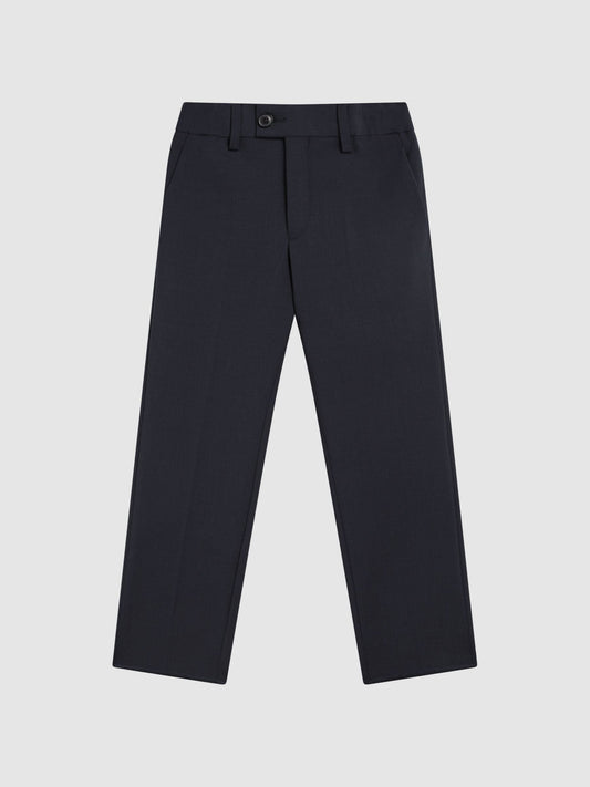 Reiss Navy Hope 4-9 yrs Wool-Blend Suit Trousers image 2