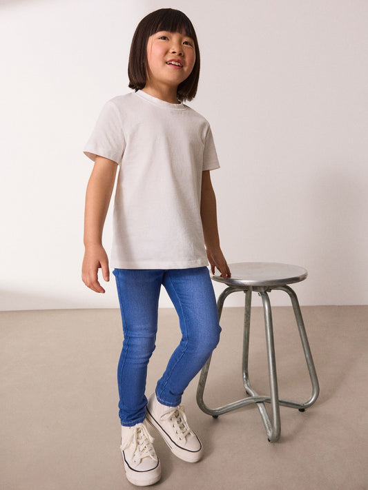 Dsiney Kidz - Bright Blue Regular Fit Skinny Jeans (3-16yrs) image 2
