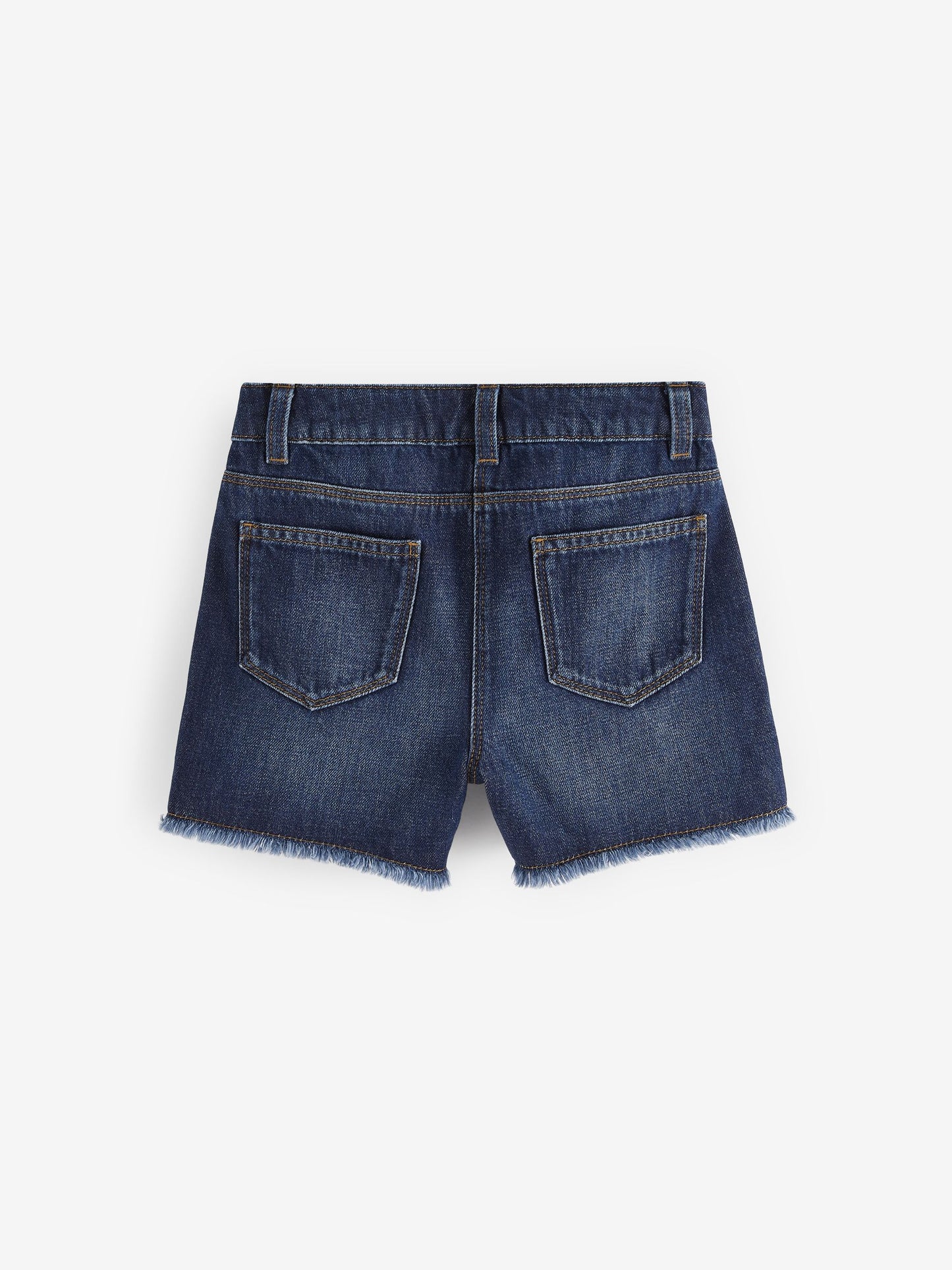Dsiney Kidz - Dark Blue Longer Length Frayed Edge Denim Shorts (3-16yrs) image 5