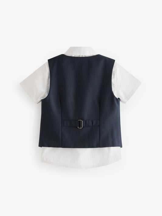 Baker by Ted Baker Shirt Waistcoat and Shorts Set image 3