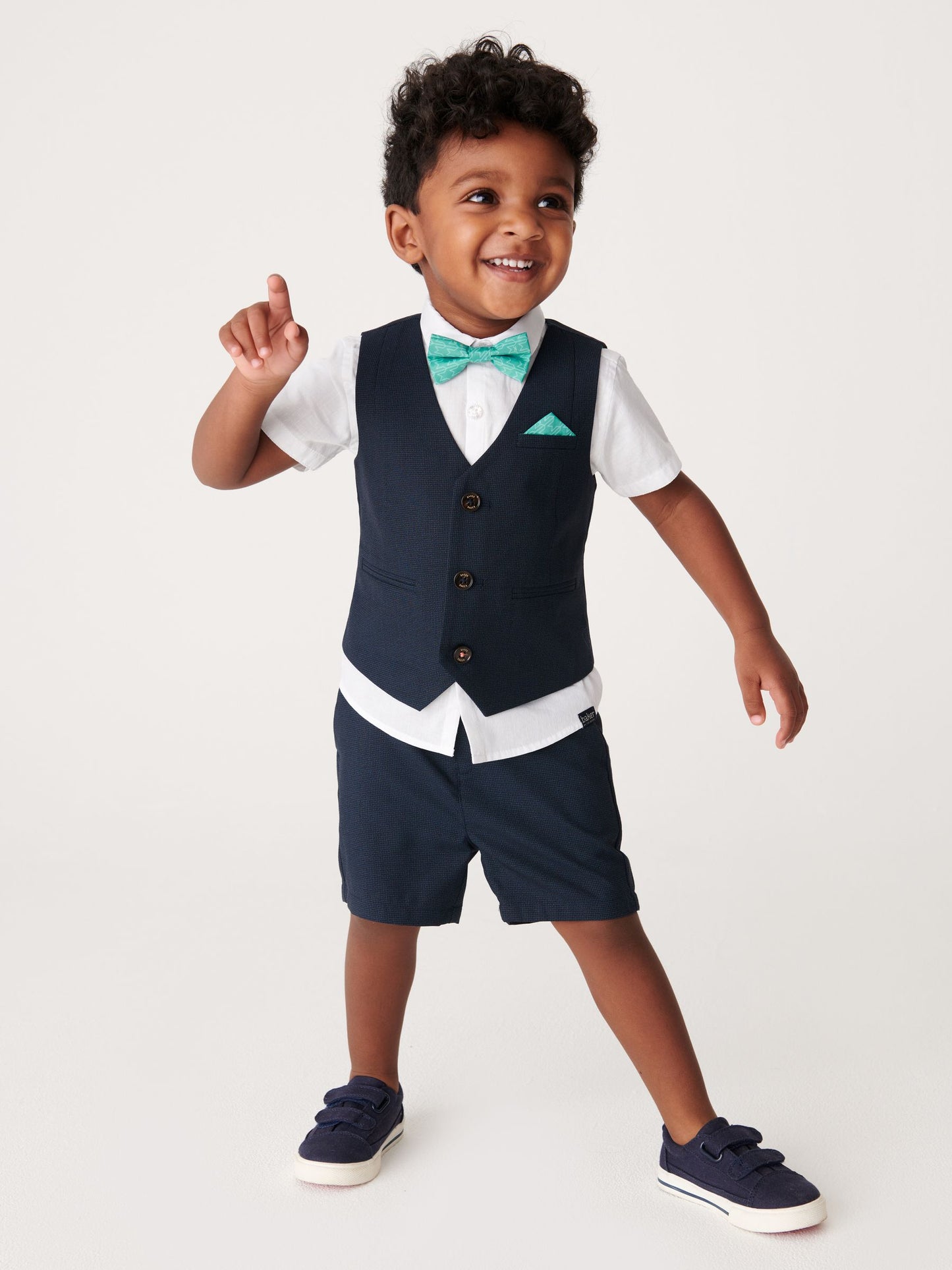 Baker by Ted Baker Shirt Waistcoat and Shorts Set image 6