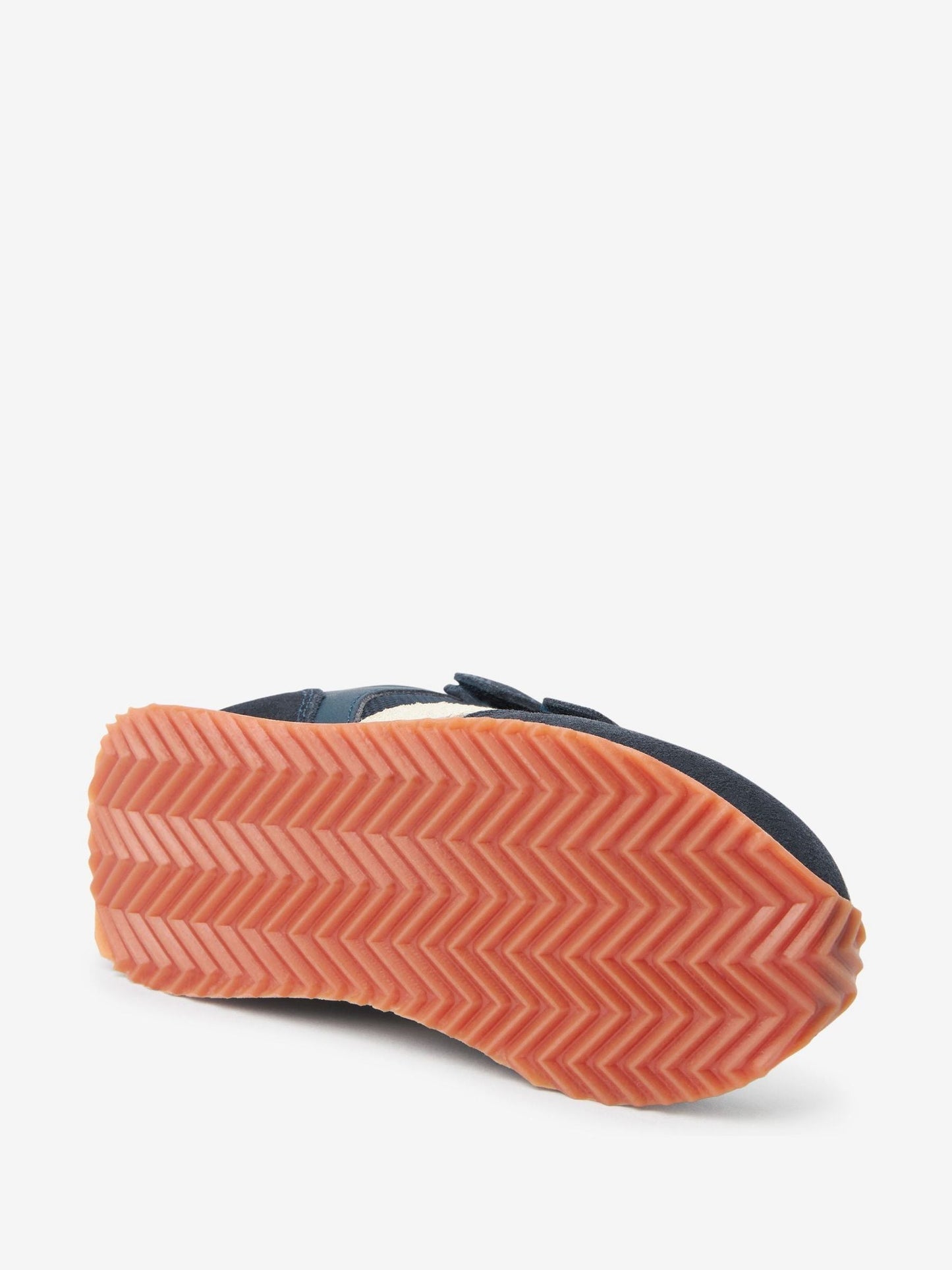Navy Wide Fit (G) Double Strap Trainers image 6