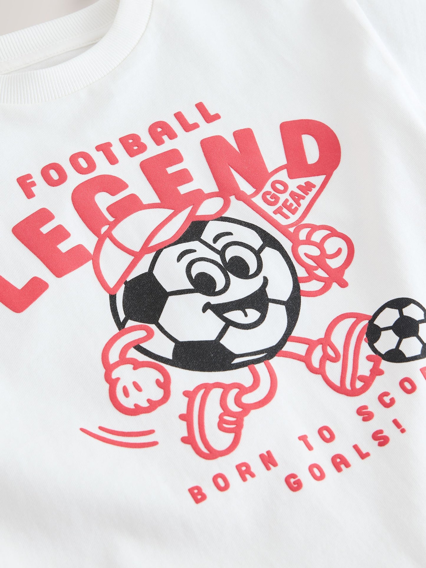 Dsiney Kidz - White Short Sleeve Football Slogan T-Shirt (3mths-7yrs) image 7