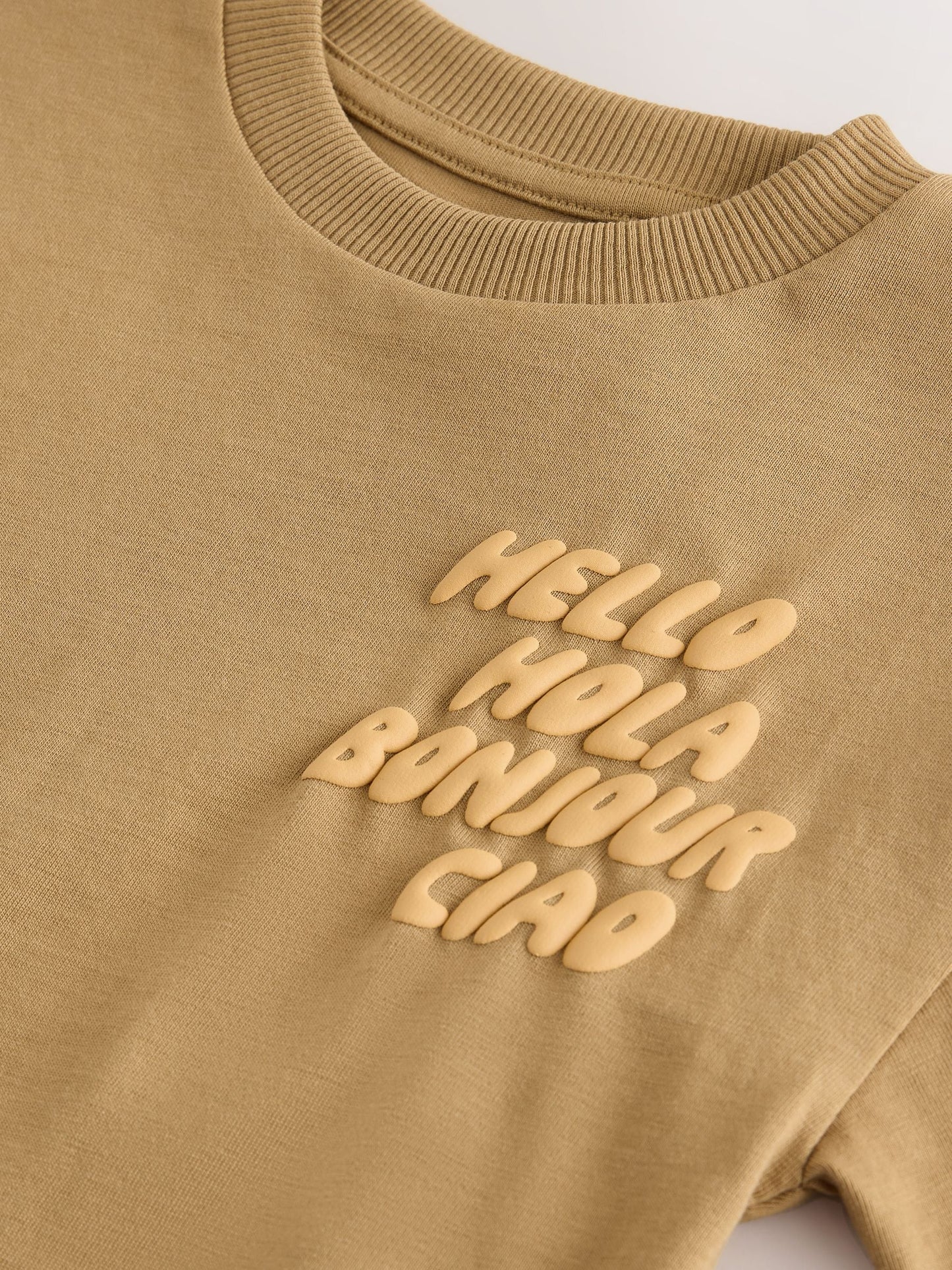 Brown Slogan Short Sleeve Small Graphic T-Shirt (3mths-8yrs) image 8
