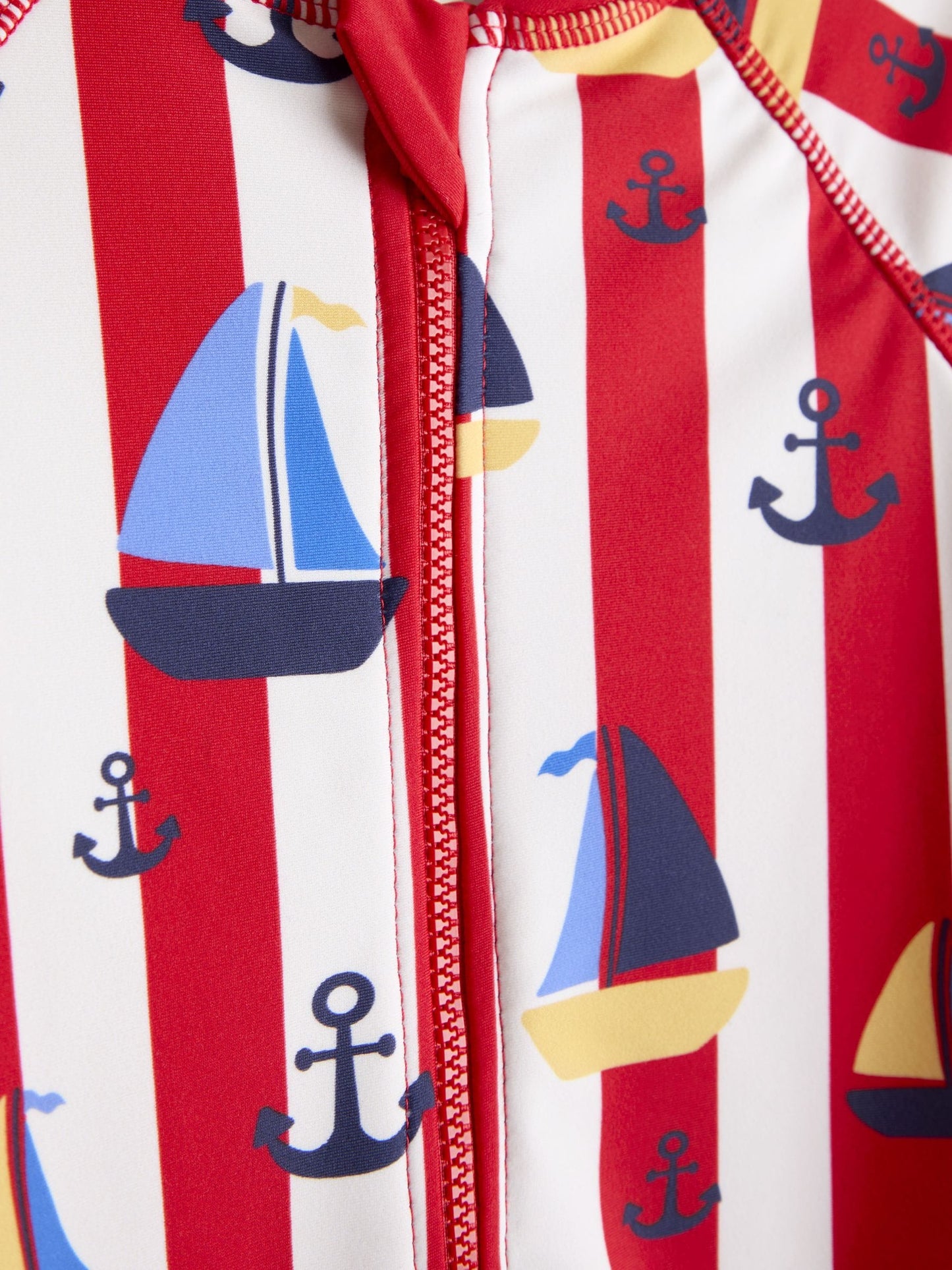 JoJo Maman Bébé Red Nautical UV Sunsafe Suit image 4