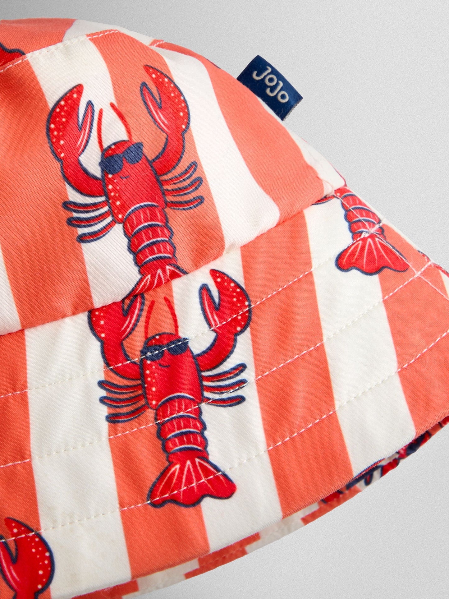 JoJo Maman Bébé Red Lobster Swim Bucket Hat image 3