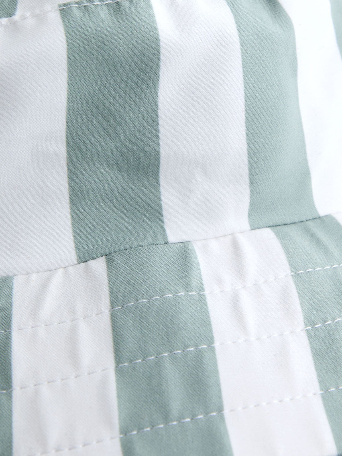 JoJo Maman Bébé Green Stripe Swim Bucket Hat image 4