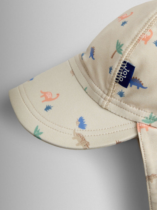 JoJo Maman Bébé Stone Dino UV Sun Protection Swim Hat image 2