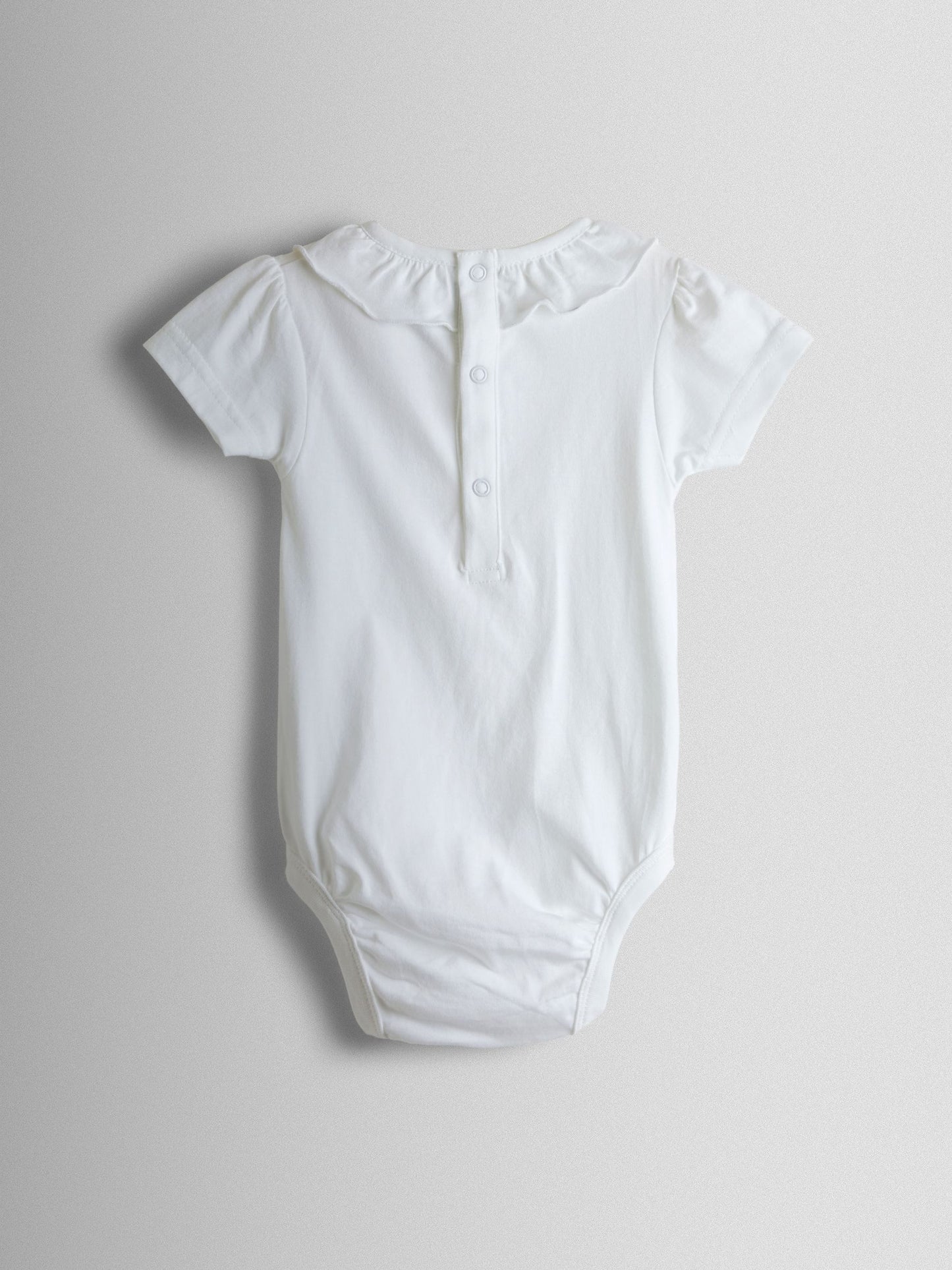 JoJo Maman Bébé Pink Bunny Embroidered Dungarees & Body Set image 5