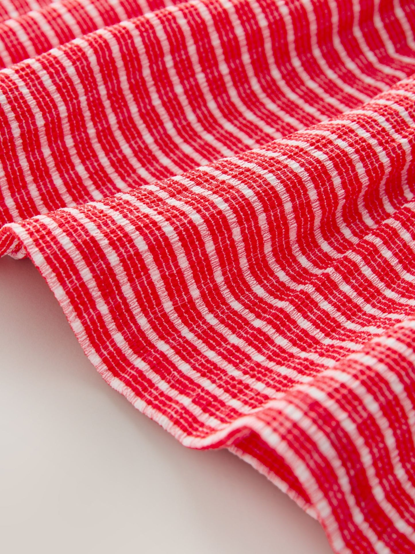 Red Stripe Strappy Crinkle Summer Dress (3-16yrs) image 8