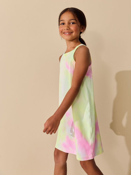 Dsiney Kidz - Multi Tie-Dye Rib Racer Dress (3-16yrs) image 2