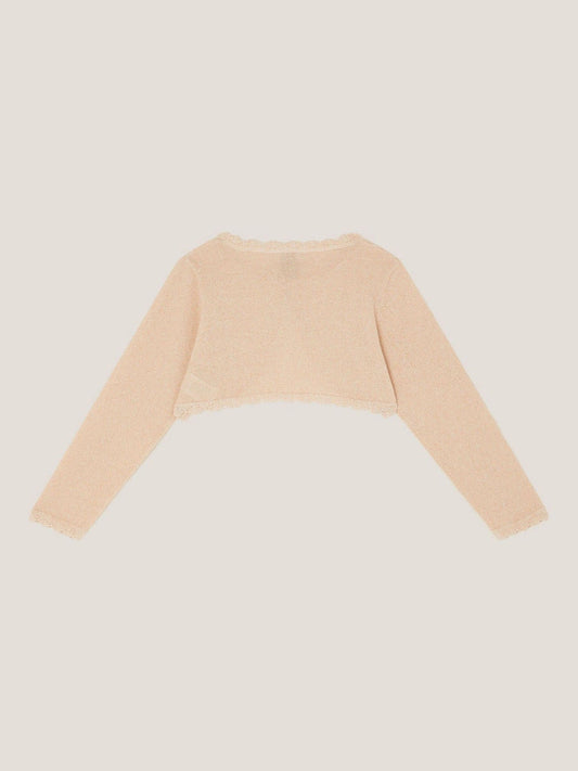 Dsiney Kidz - Monsoon Gold Maeve Bow Button Cardigan image 2