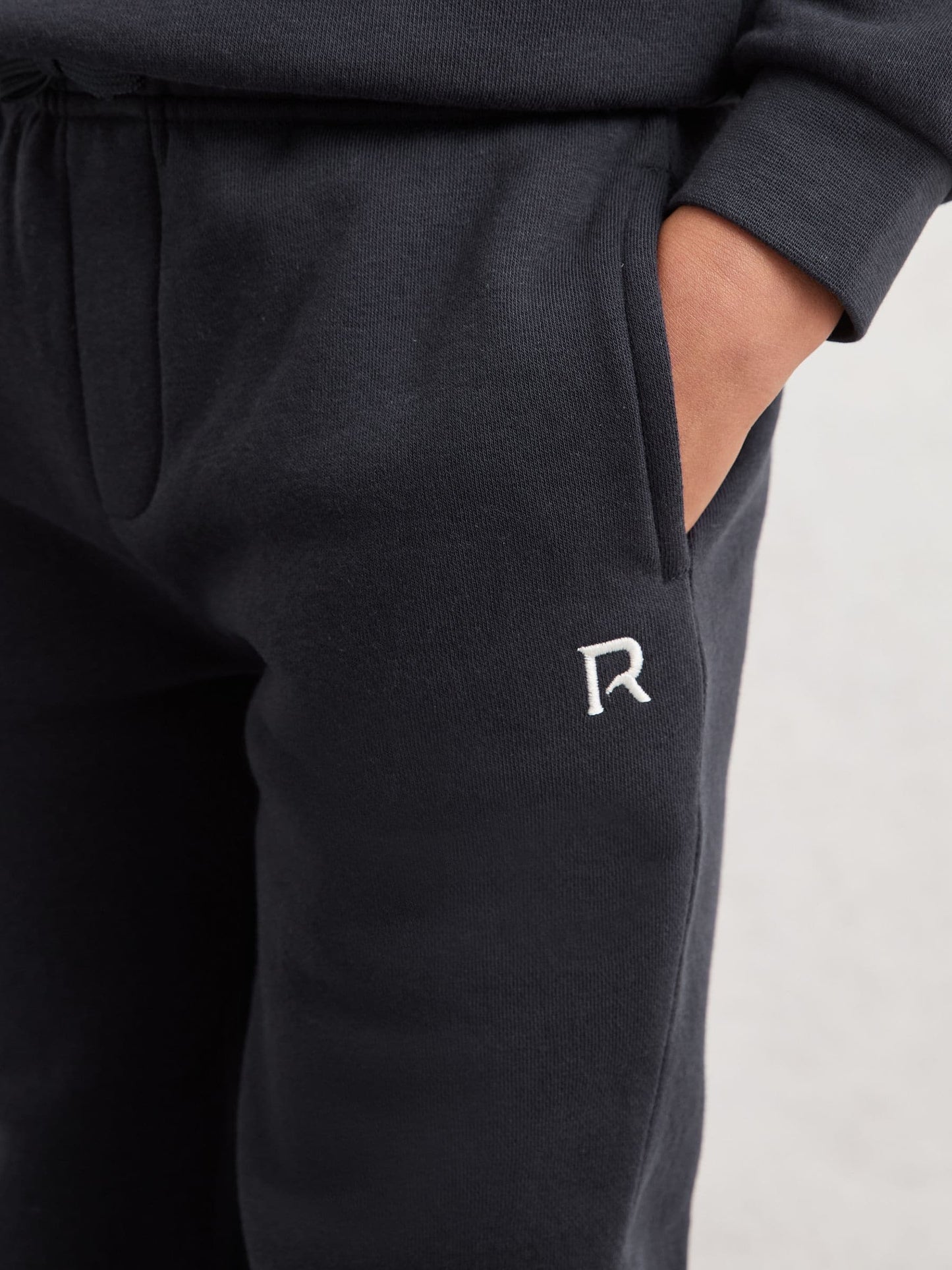 Reiss Navy Sulley 9-13 yrs Half-Zip Logo Tracksuit Set image 4