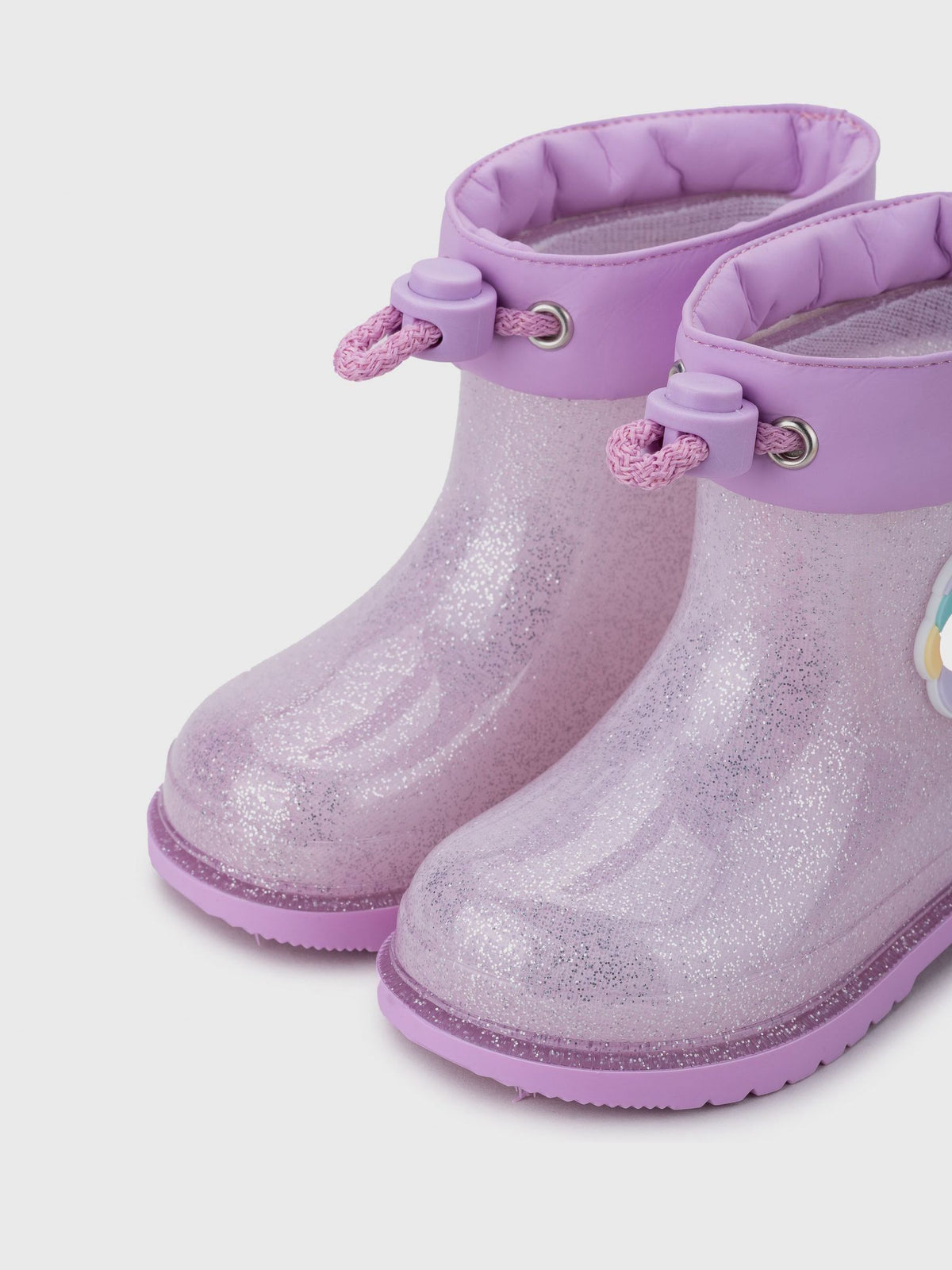 Igor Purple Glitter Unicorn Ankle Wellies image 4