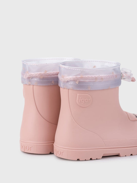 Igor Pink Mendi Cat Ankle Wellies image 2