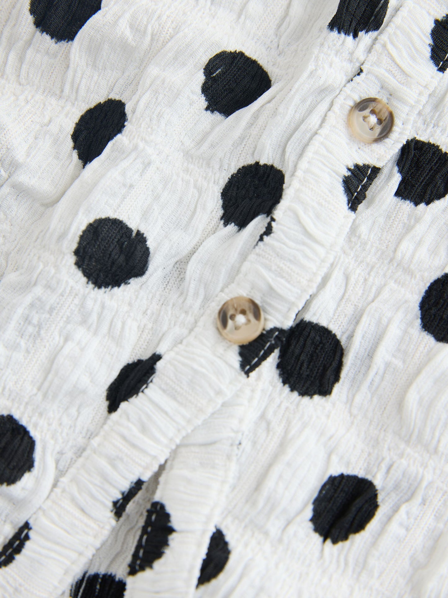 Dsiney Kidz - Black/White Spot Textured Button Front Top (3-16yrs) image 7