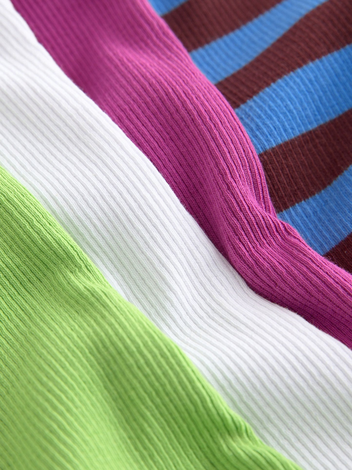 Dsiney Kidz - Multi Bright Ribbed Vest 4 Pack (3-16yrs) image 8