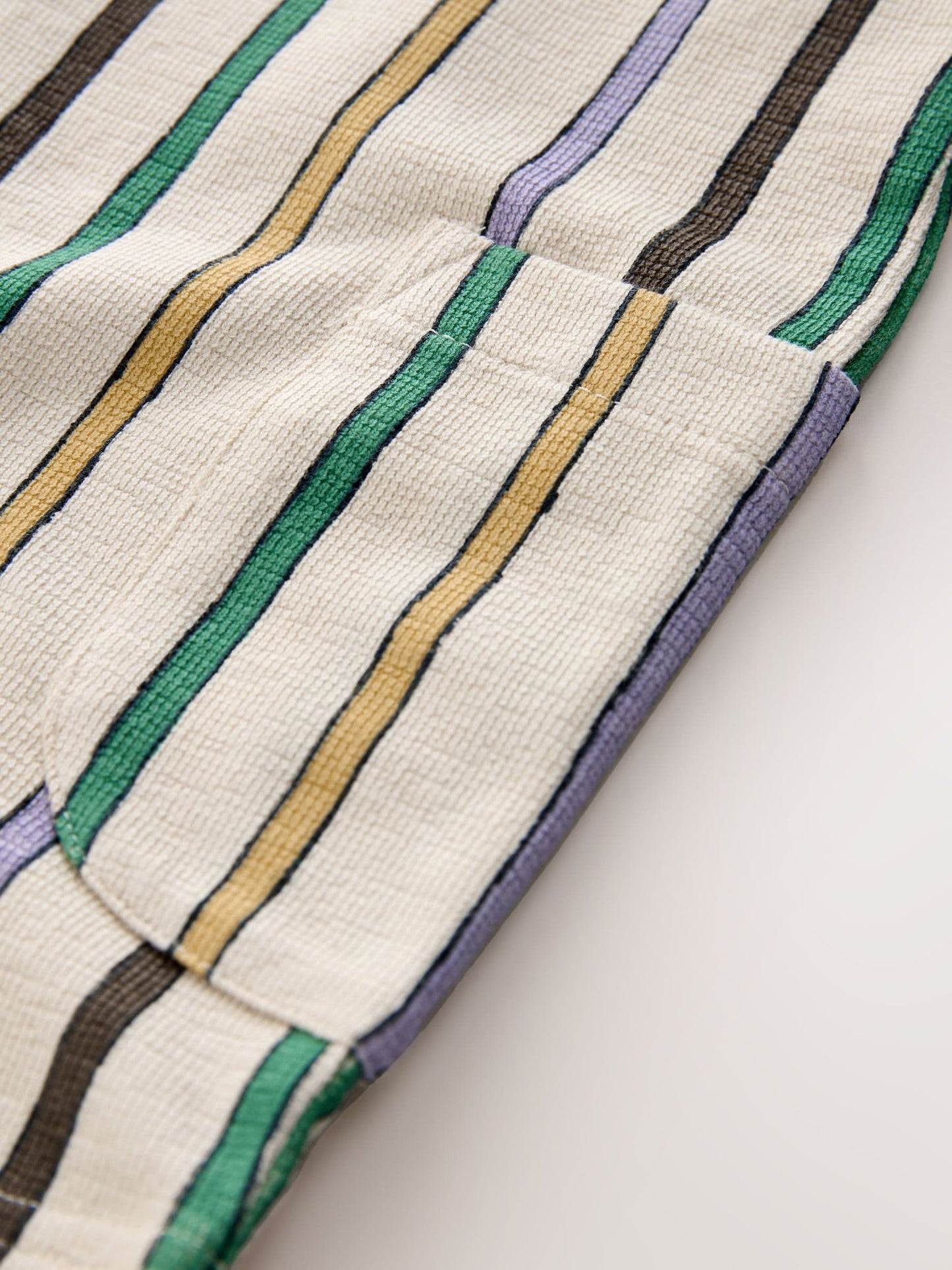 Multi Striped Textured Cotton Romper (3mths-7yrs) image 4