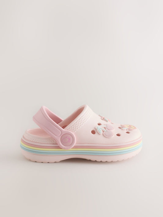 Blush Pink Standard Fit (F) Character Clogs image 2