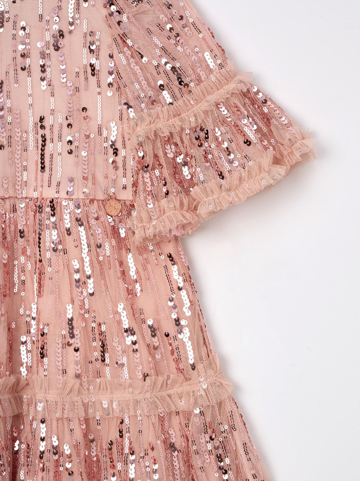Dsiney Kidz - Angel & Rocket Pink Penny Sequin Dress image 9