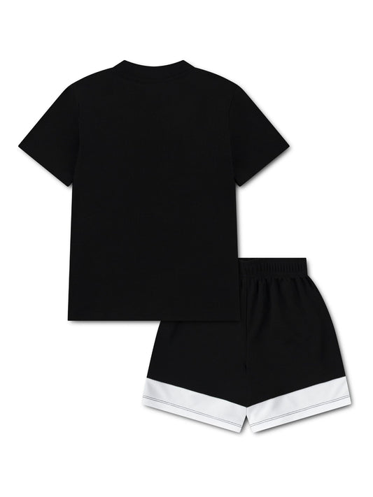 Nike Black Little Football Graphic Top & Short Sets image 2