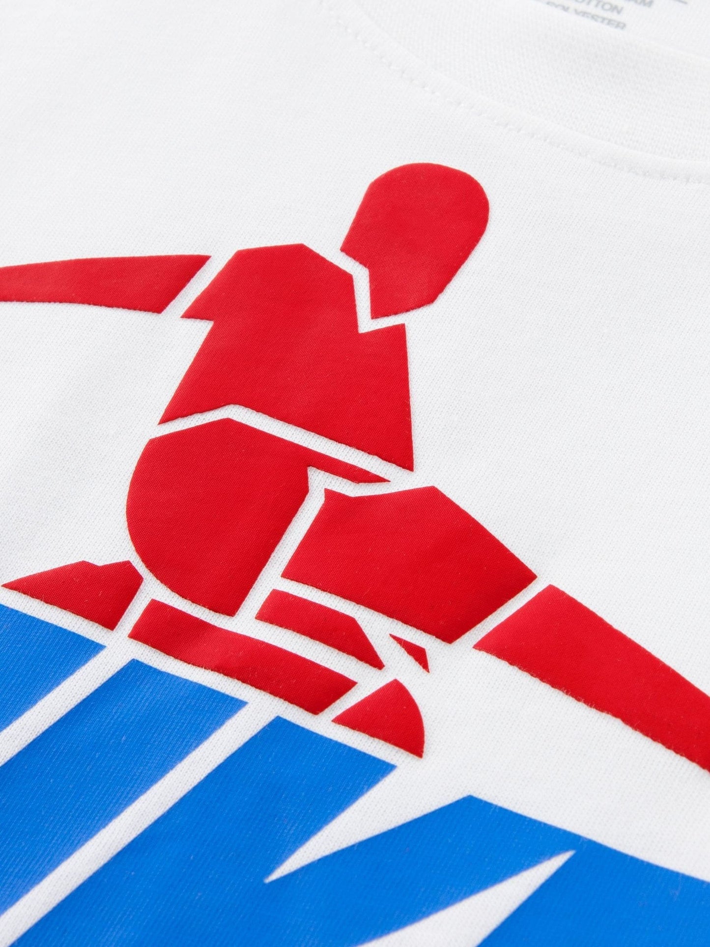 Nike White Football Graphic T-Shirt image 3
