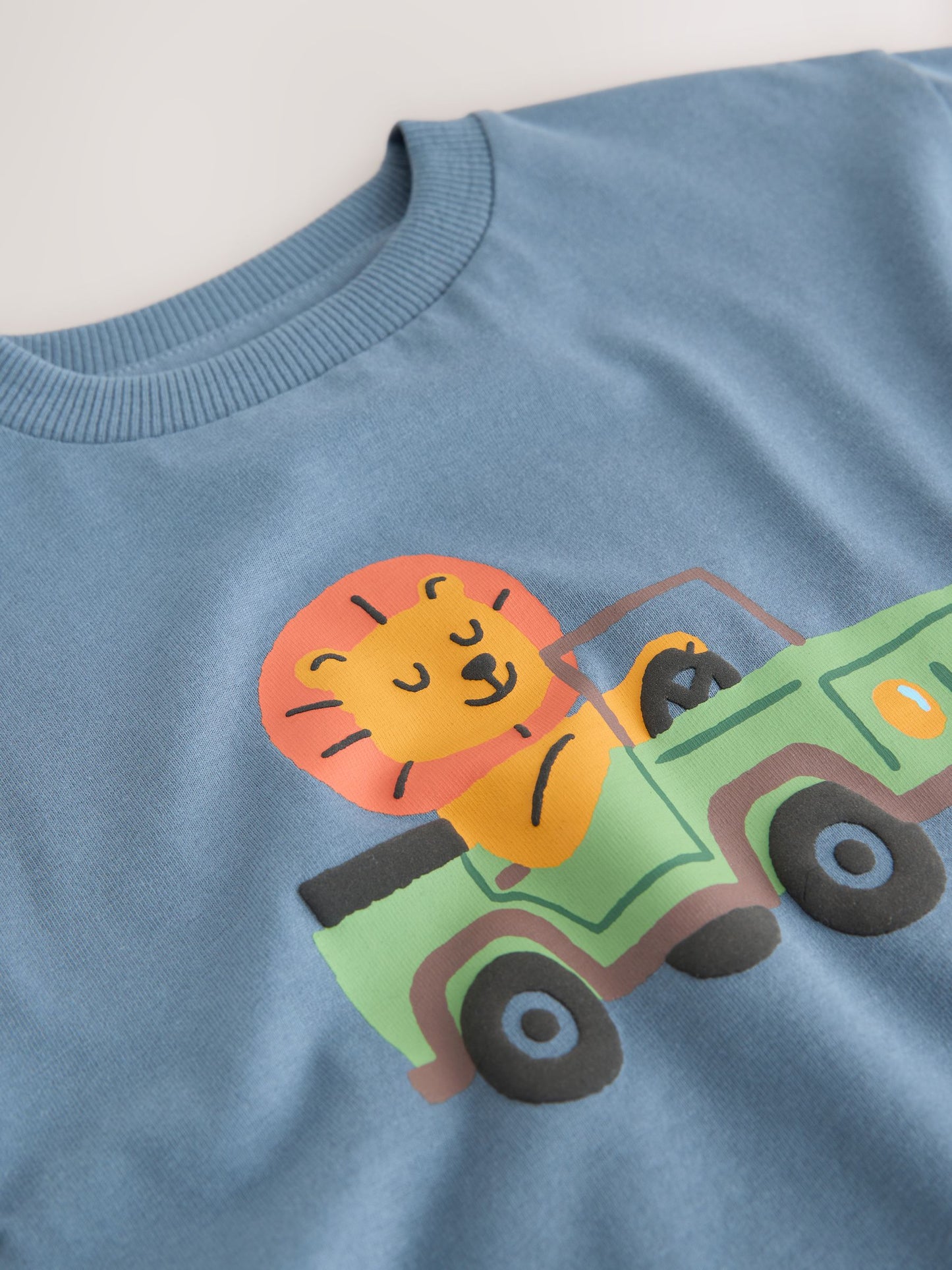 Blue Lion Car Short Sleeve Graphic T-Shirt (3mths-7yrs) image 10