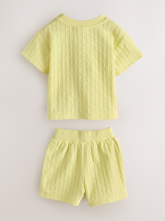 Baker by Ted Baker 'T' Textured T-Shirt and Shorts Set image 3