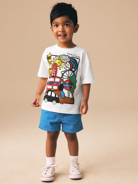 White London Short Sleeve Graphic T-Shirt (3mths-7yrs) image 3
