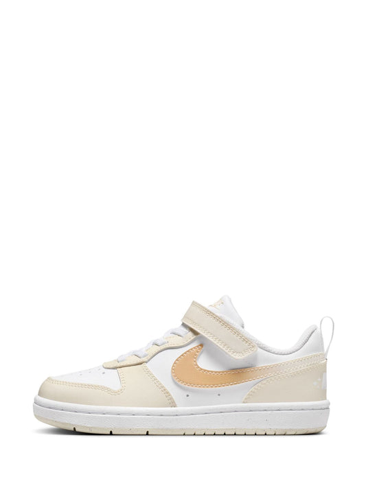 Nike White Junior Court Borough Low Trainers image 2