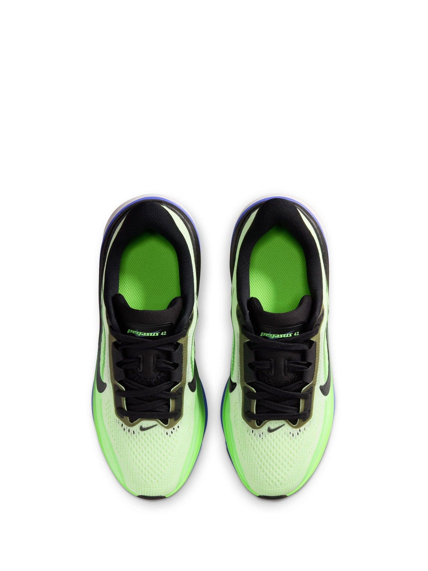 Nike Green Volt Pegasus 42 Road Running Trainers image 8