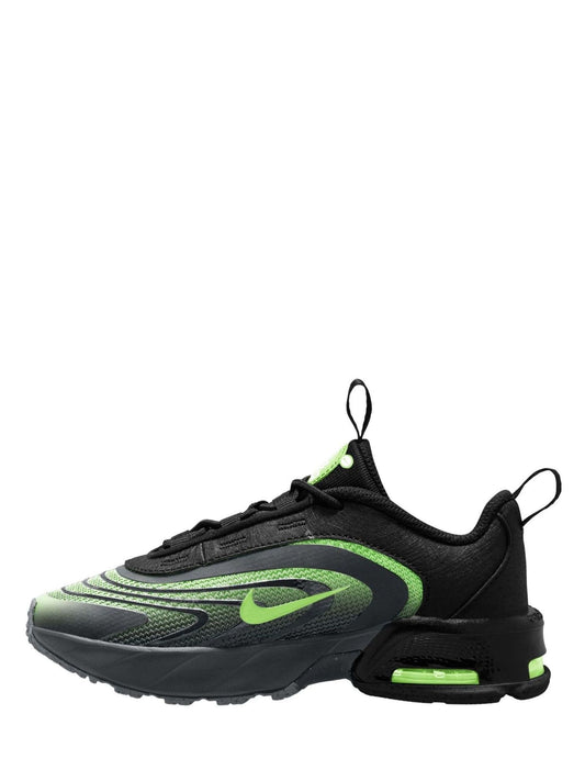 Nike Black Yellow Junior Air Max Fire Trainers image 2