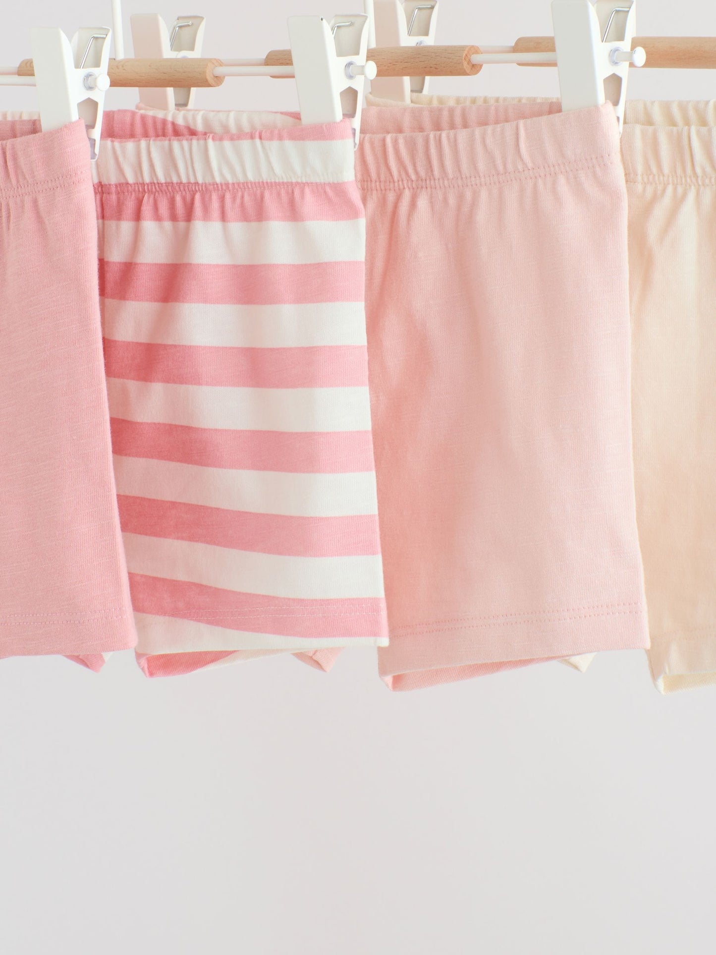 Pink Baby Shorts 4 Pack (0mths-2yrs) image 8