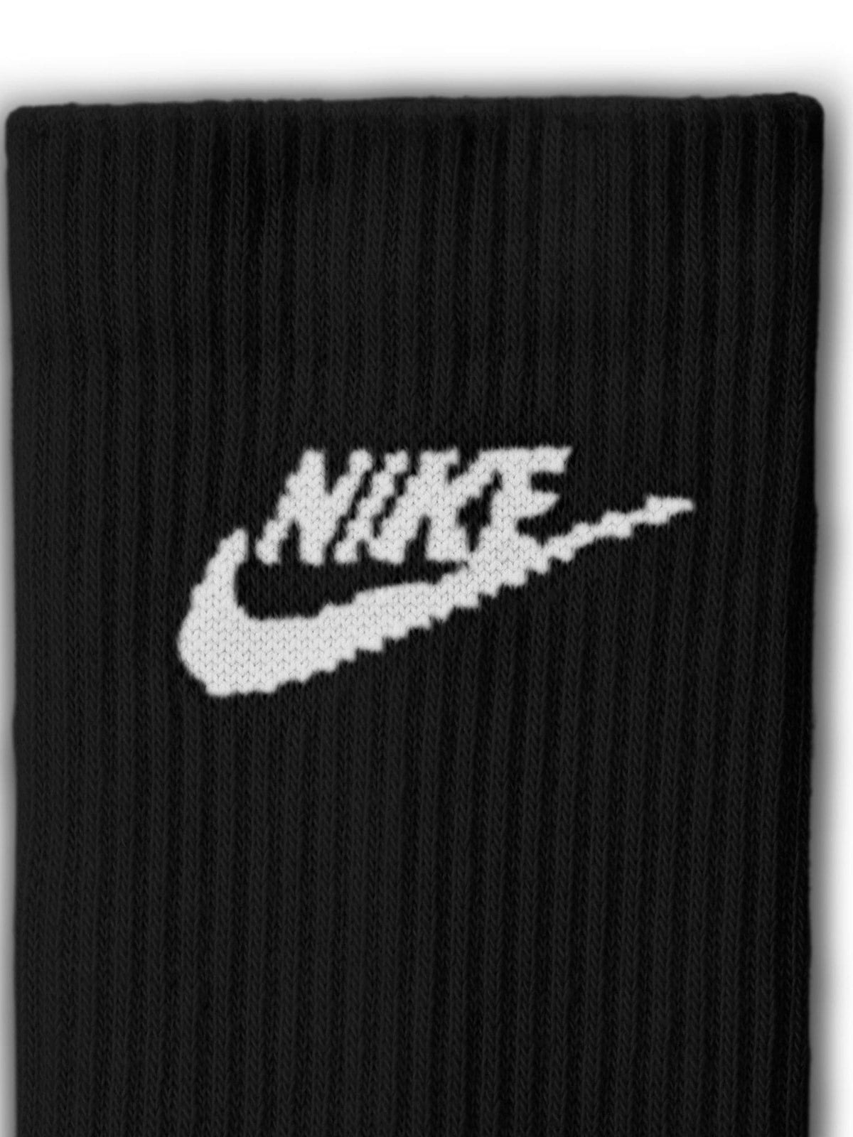 Nike Black Crew Everyday Crew Socks 3 Pack - image 4