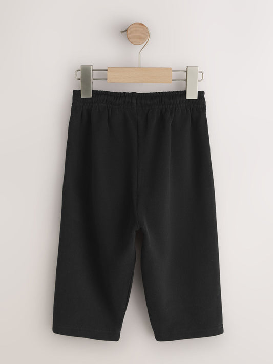 Black Wide Fit Soft Touch Jersey Joggers (3mths-7yrs) image 2