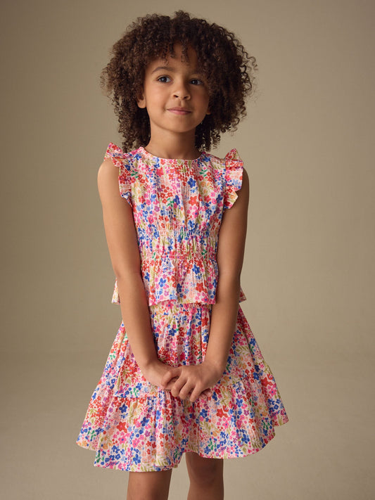 Dsiney Kidz - Bright Ditsy Top And Skirt Set (3-16yrs) image 2