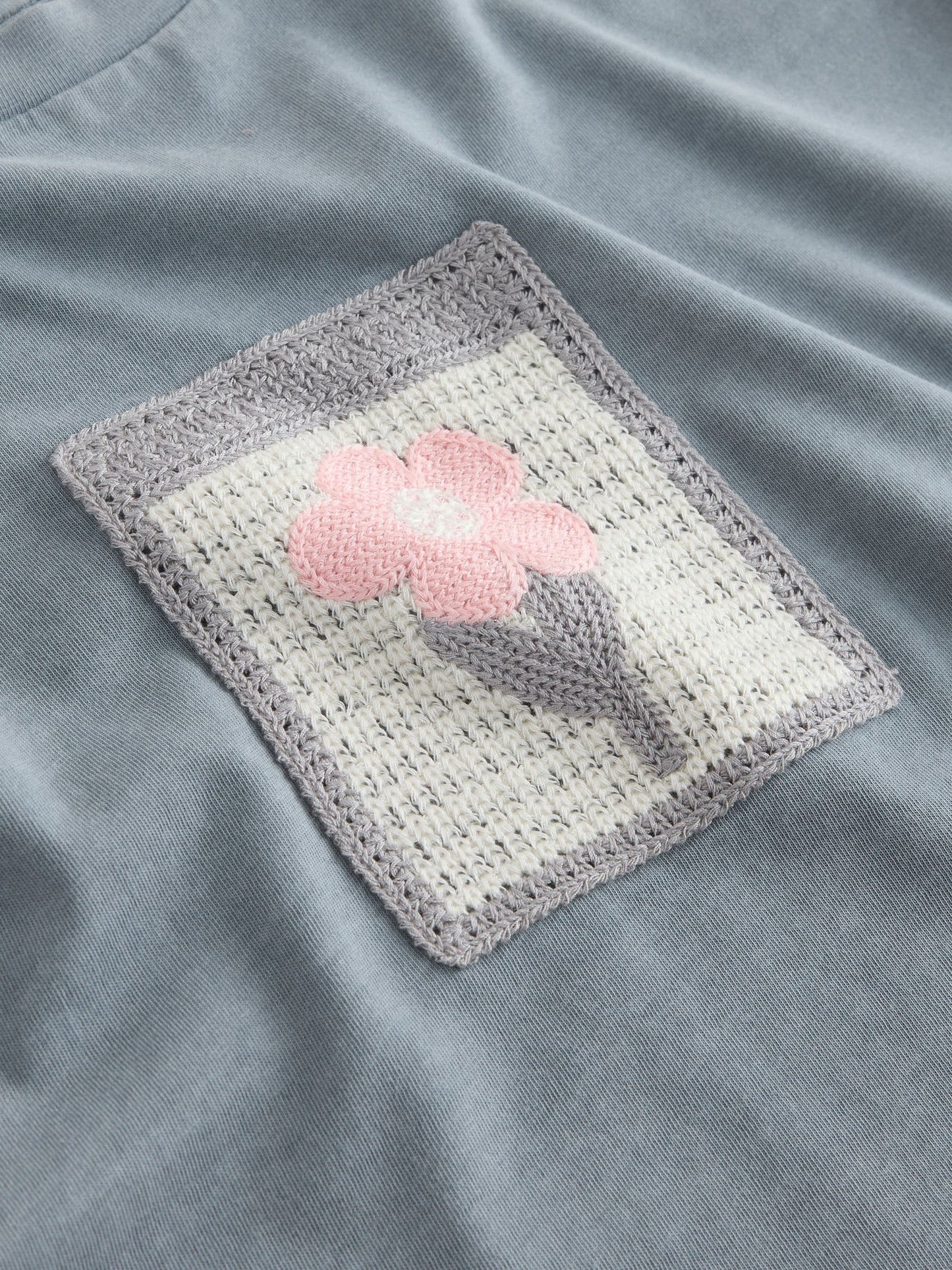 Dsiney Kidz - Grey/Pink Flower Detail T-Shirt and Textured Shorts Set (3-16yrs) image 10