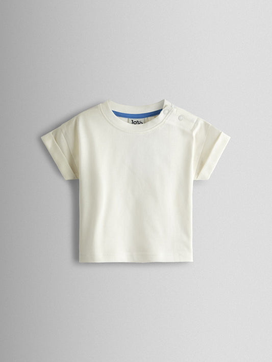 JoJo Maman Bébé Blue Boat 2-Piece Appliqué Stripe Dungarees & T-Shirt Set image 2