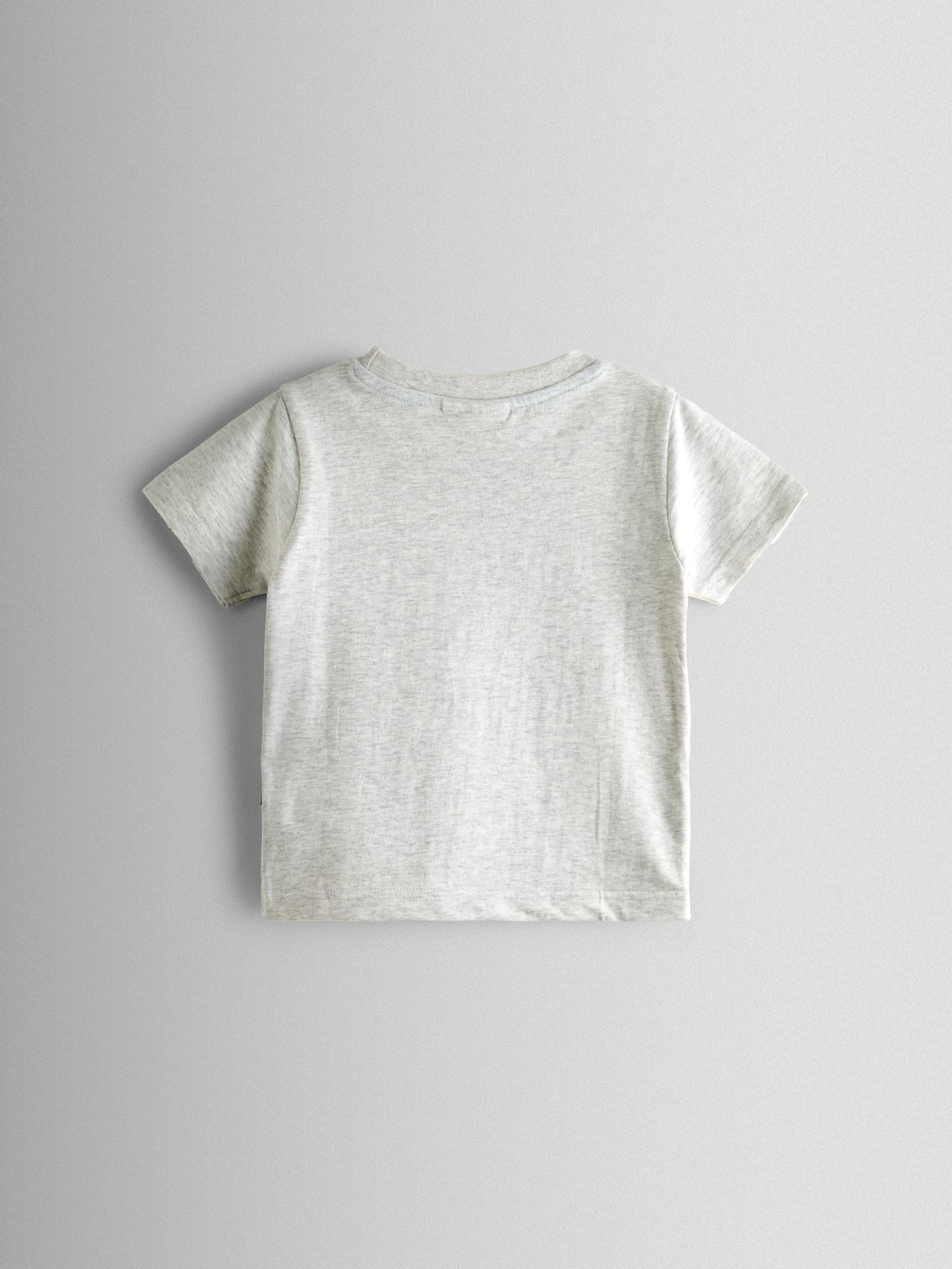JoJo Maman Bébé Grey Scene Appliqué T-Shirt image 3