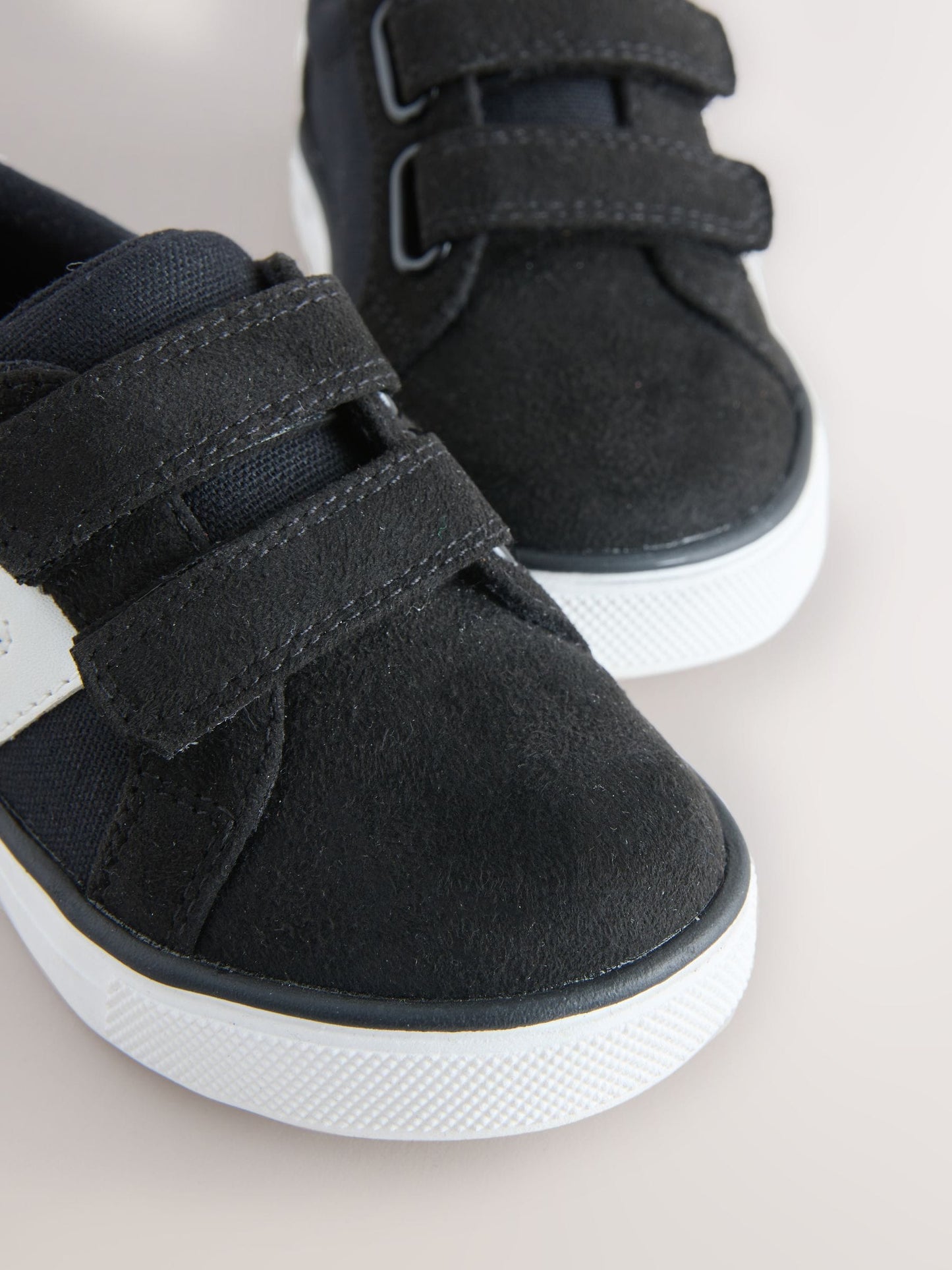 Black First Walker Touch Fastening Trainers image 7
