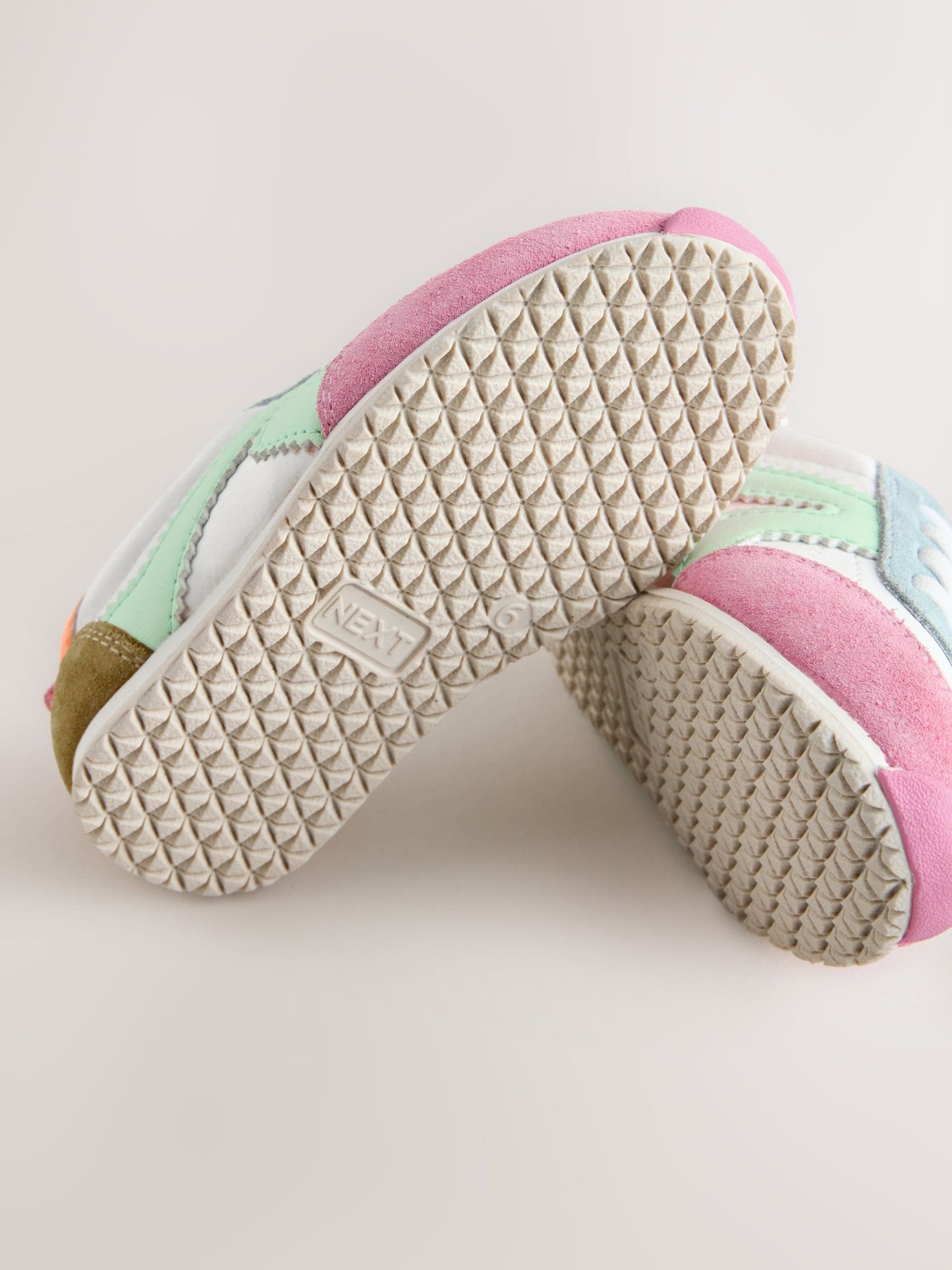Multi Standard Fit (F) Elastic Lace Trainers image 9