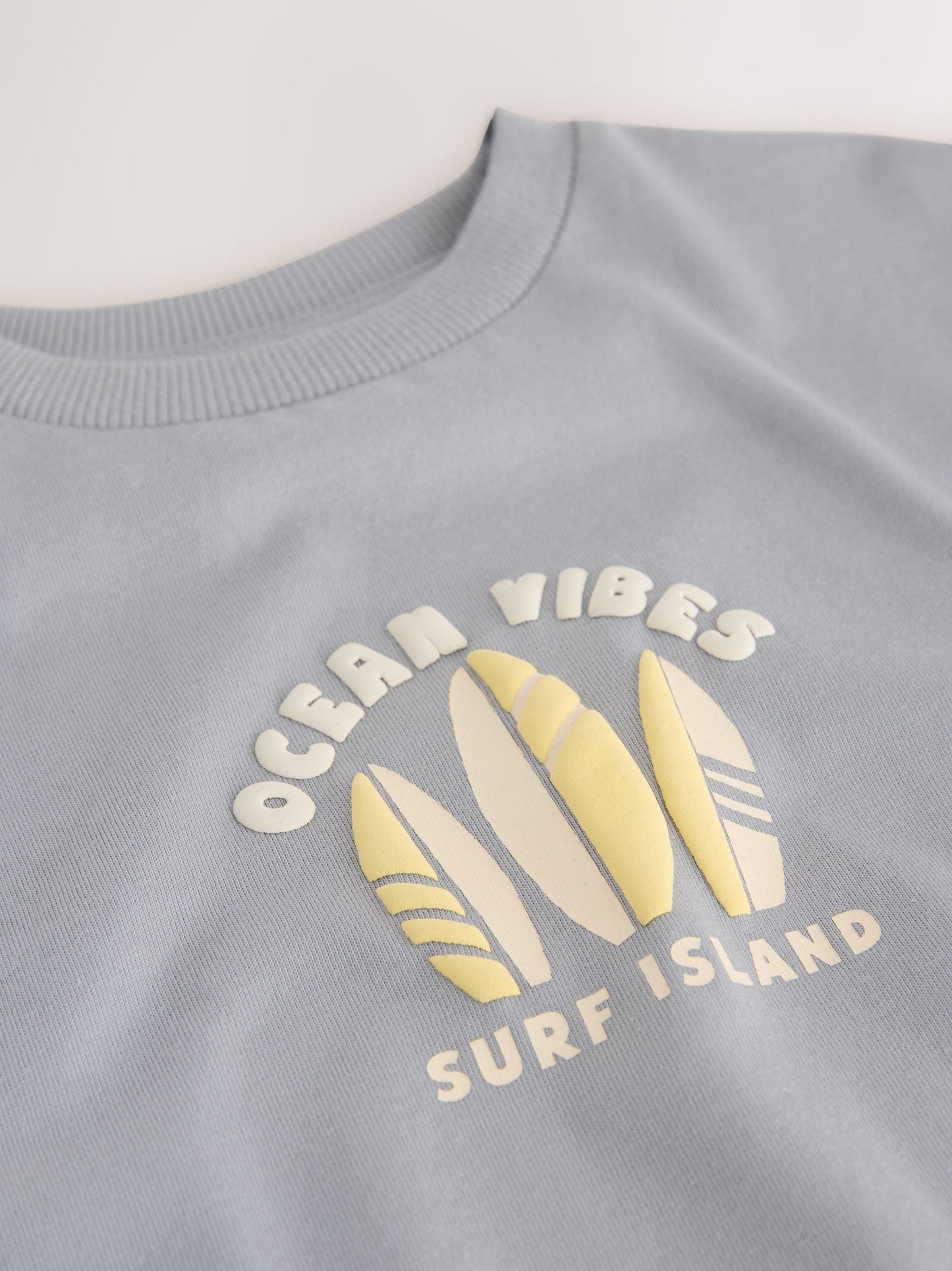 Grey Ocean Vibes Short Sleeve Graphic T-Shirt (3mths-7yrs) image 7