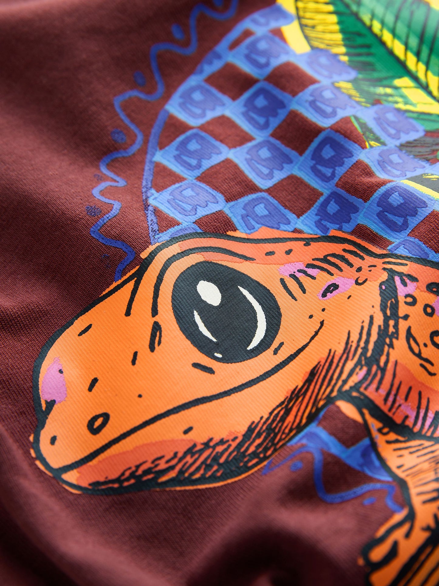 Dsiney Kidz - Burgundy Red Gecko Short Sleeve Back Print T-Shirt (3mths-7yrs) image 7