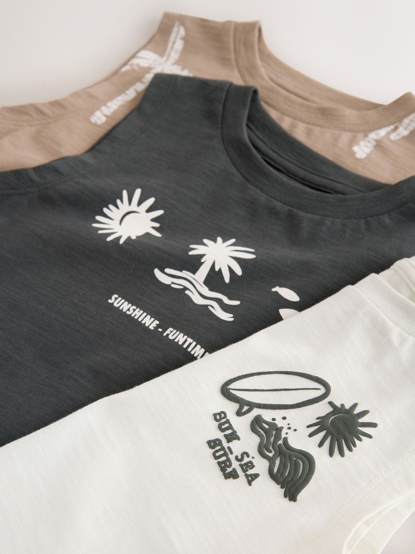 Dsiney Kidz - Black Palm Trees Graphic Vests 3 Pack (3mths-7yrs) image 7