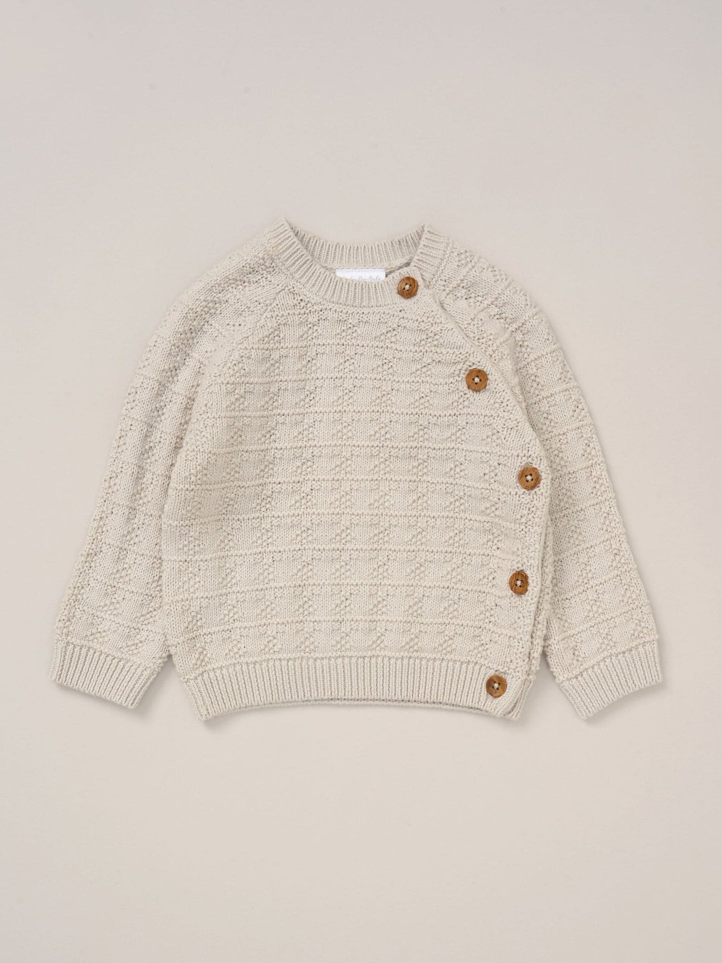 Rock-A-Bye Baby Boutique Grey Knit Cardigan and Footed Leggings Set image 3
