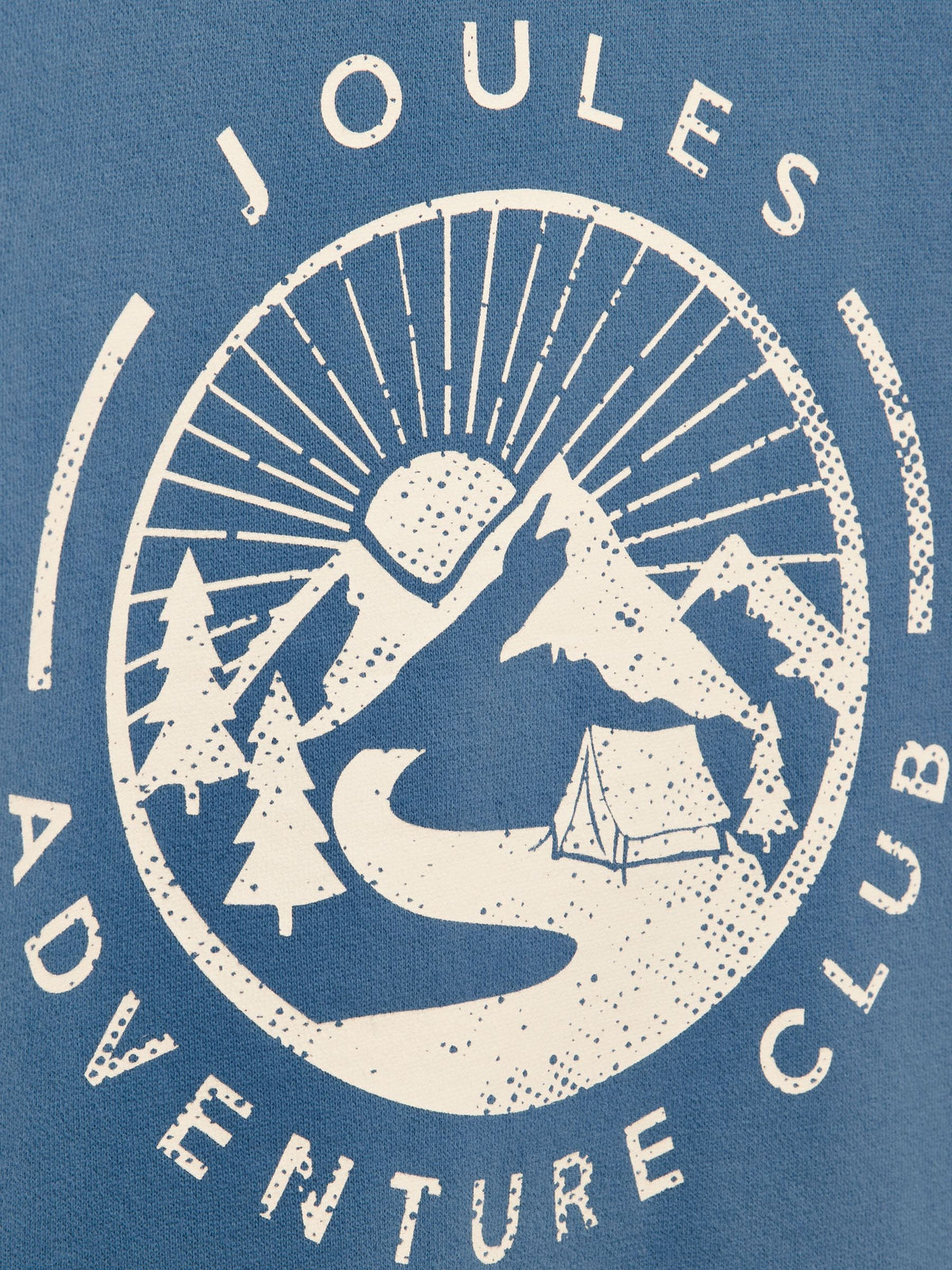 Joules Blue Brushback Crew Sweatshirt - image 5