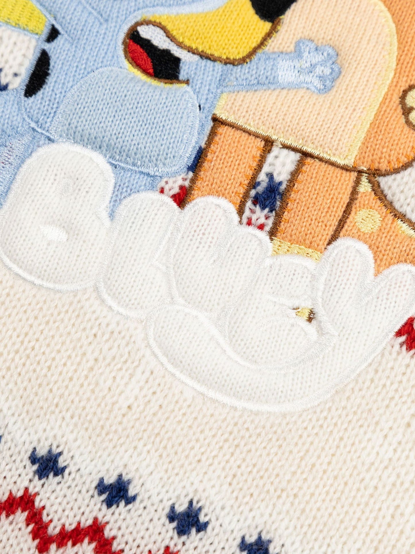 Dsiney Kidz - Vanilla Underground Brown Bluey Christmas Jumper image 5