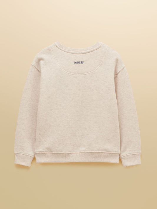 Dsiney Kidz - Joules Kids' Hudson Oat Gnome Applique Sweatshirt image 2